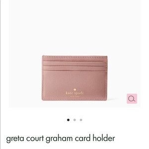 NWT Kate Spade Glitter Cardholder
